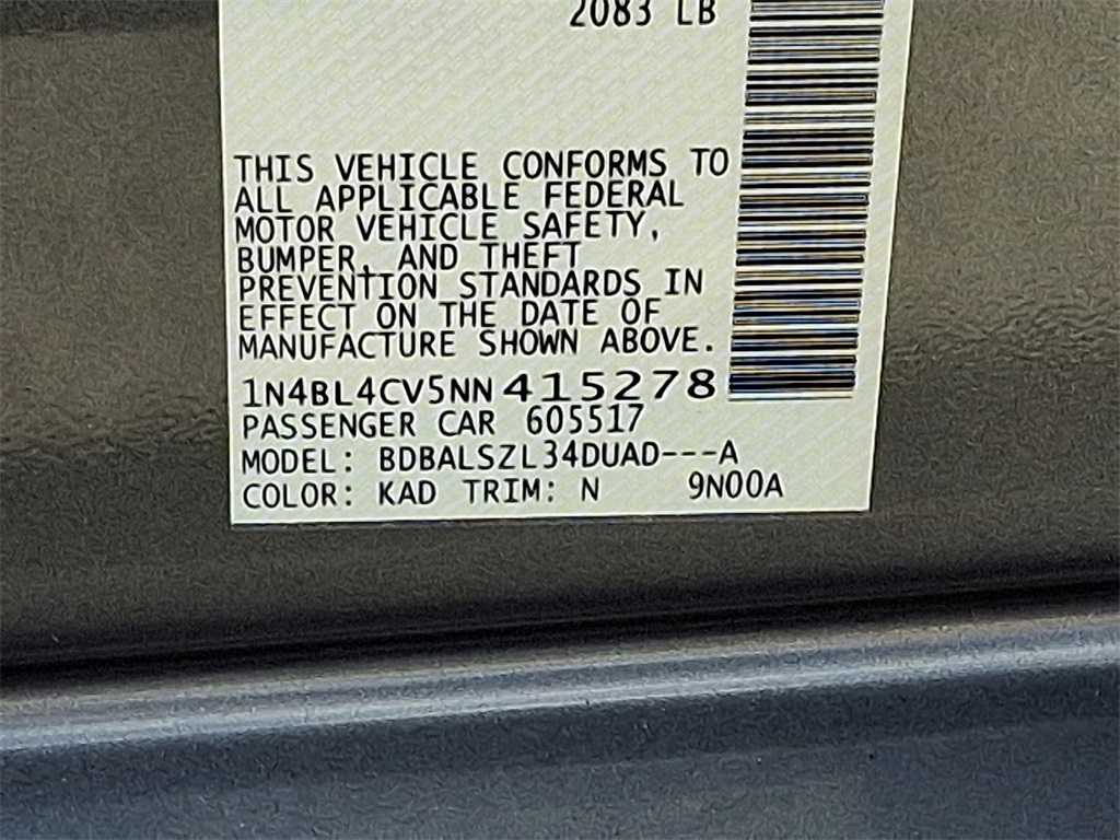 2022 Nissan Altima 2.5 SR - Photo 26