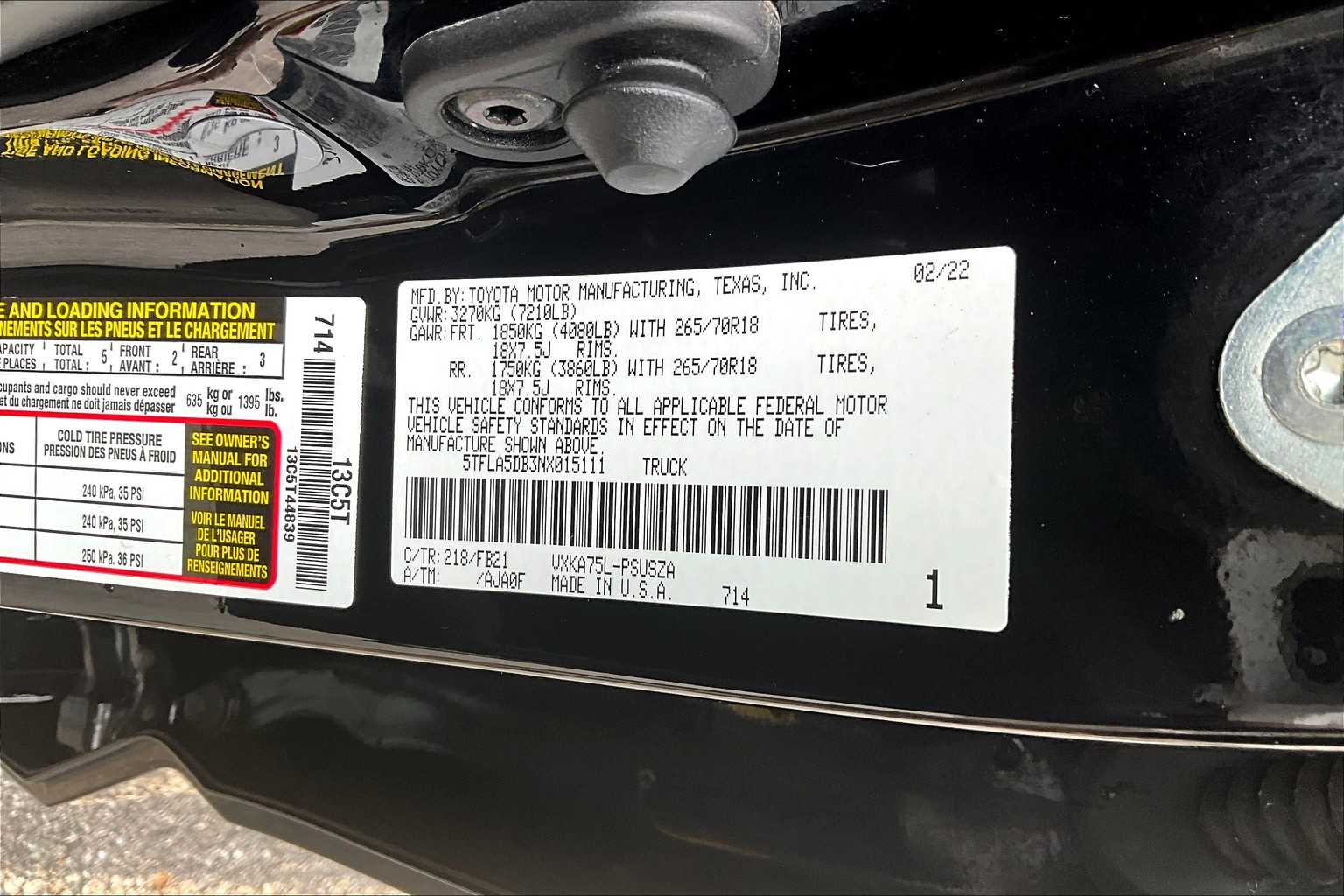 2022 Toyota Tundra SR5 - Photo 37