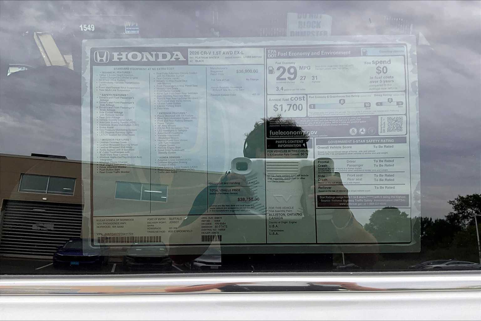 2026 Honda CR-V EX-L - Photo 18