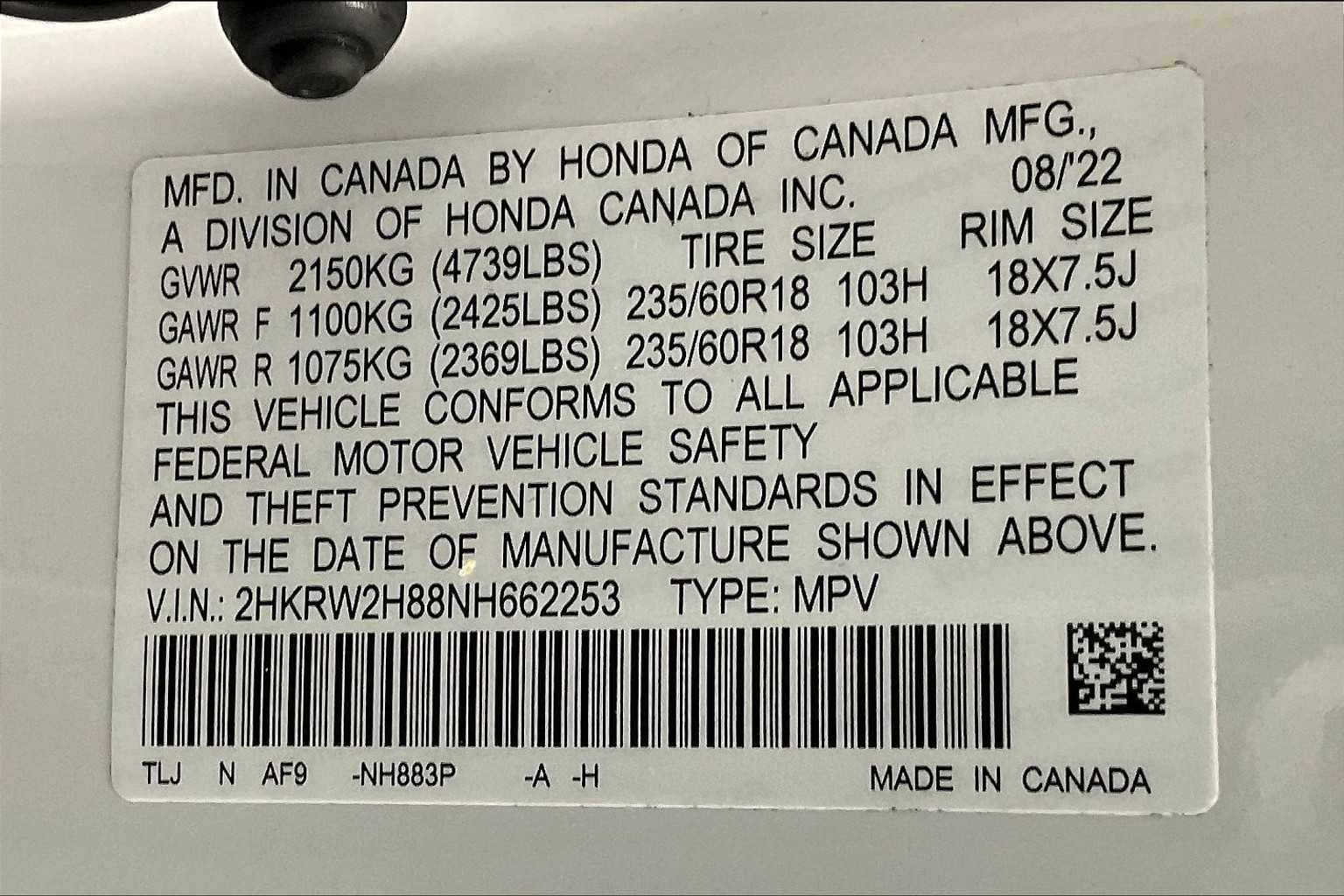 2022 Honda CR-V EX-L - Photo 36