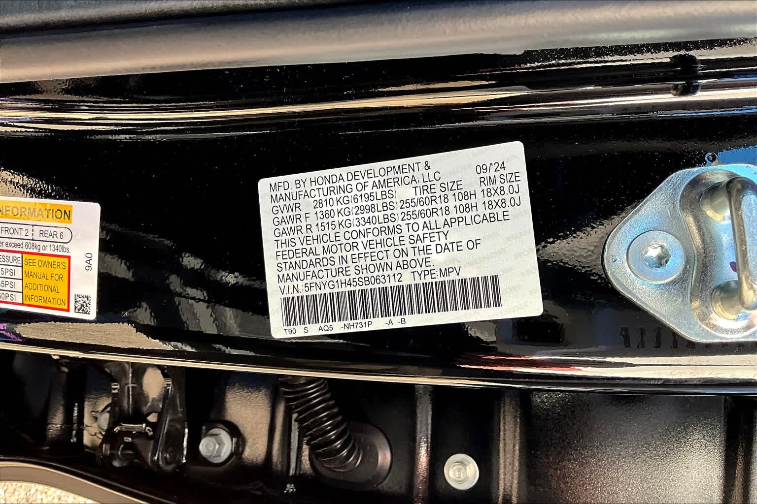 2025 Honda Pilot EX-L - Photo 17