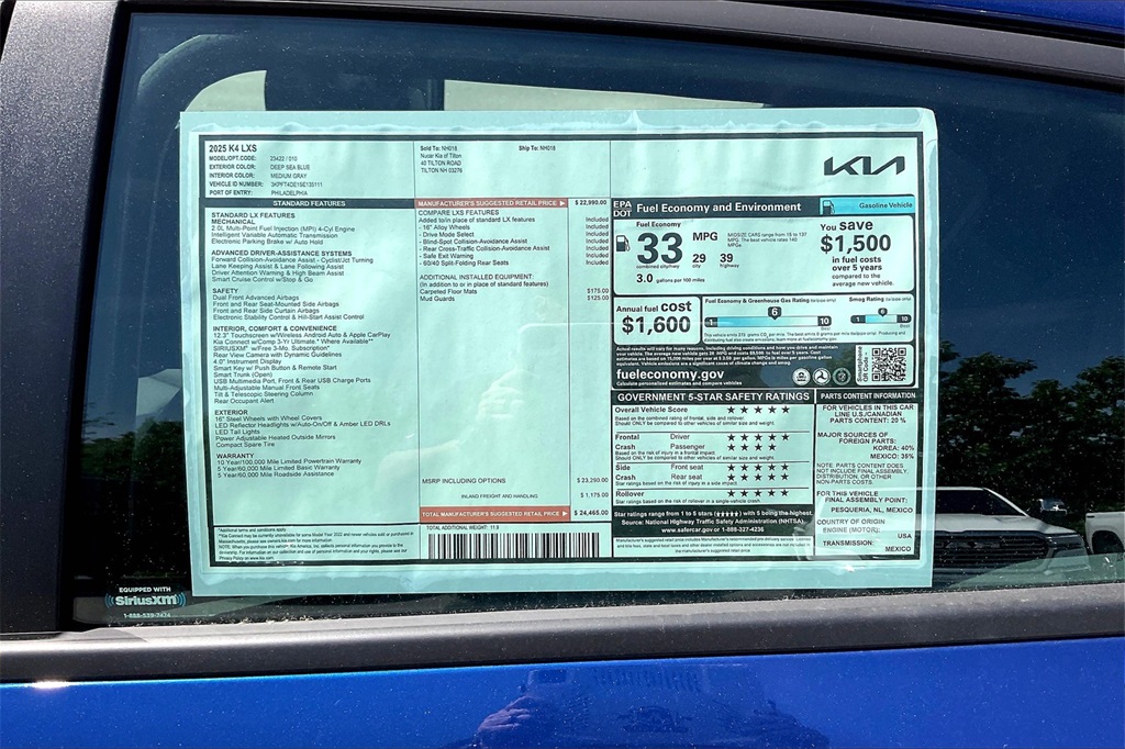2025 Kia K4 LXS - Photo 16