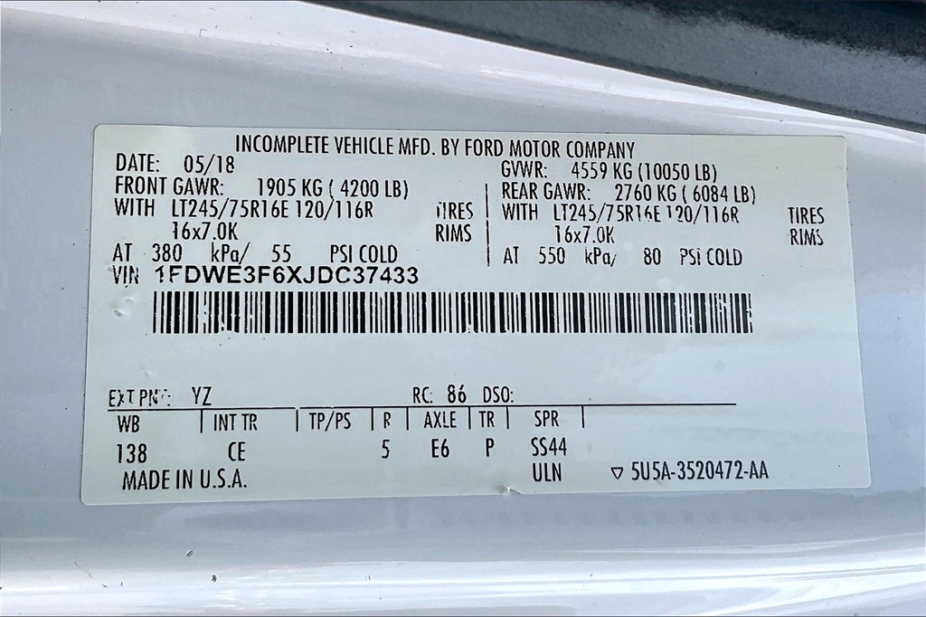 2018 Ford E-350SD Base - Photo 35