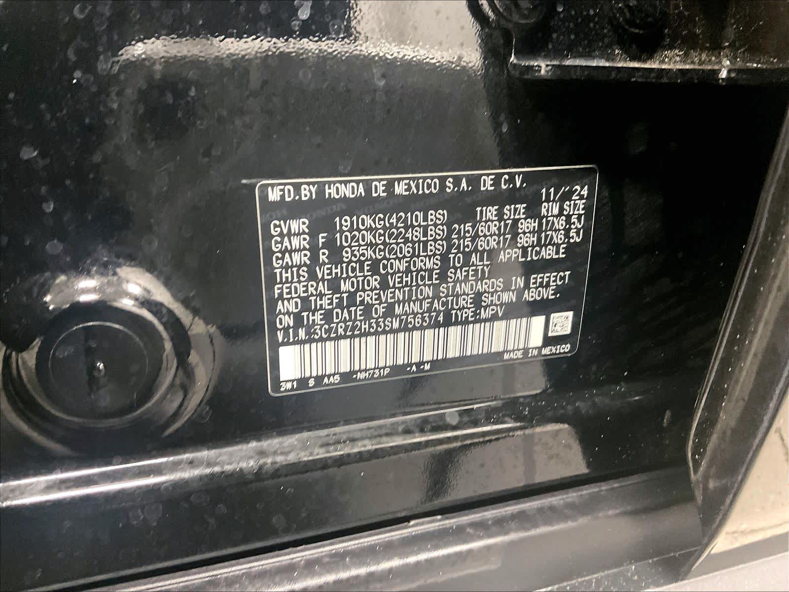 2025 Honda HR-V LX - Photo 35