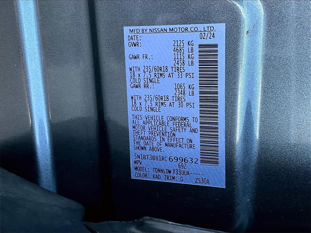 2024 Nissan Rogue SV - Photo 34