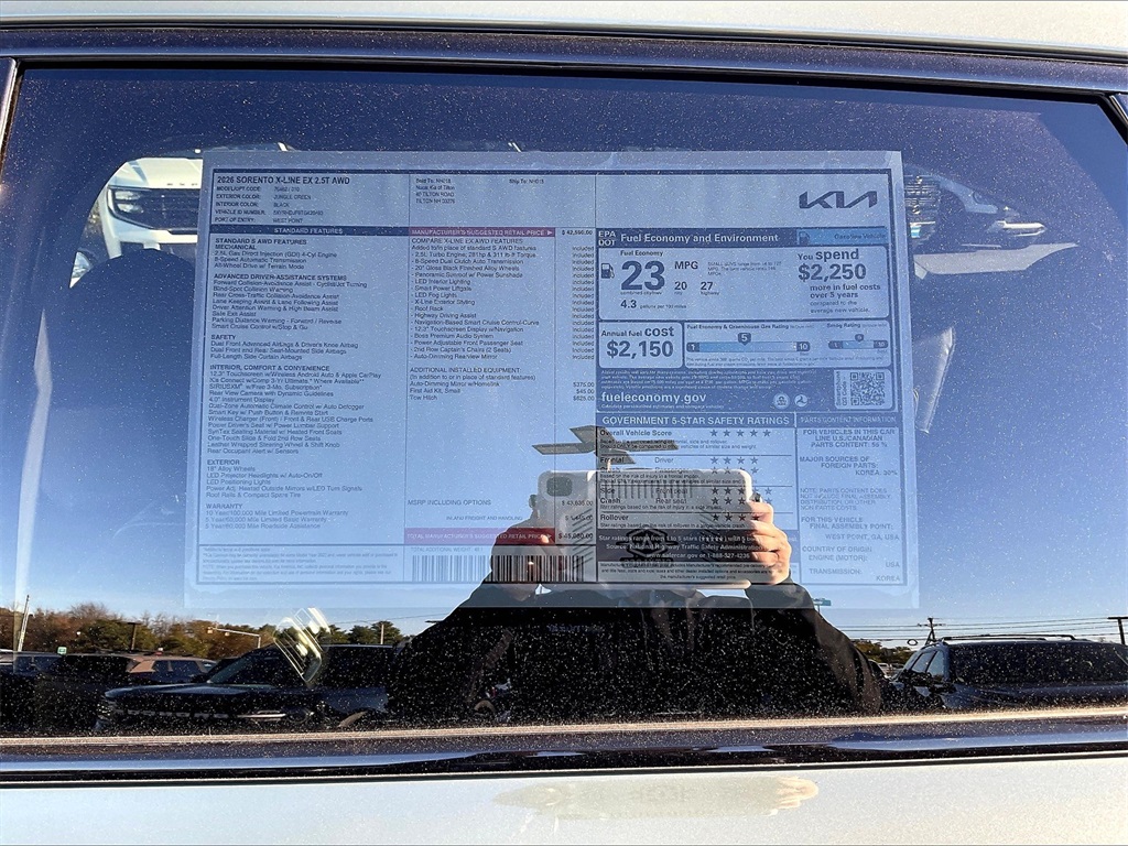 2026 Kia Sorento EX - Photo 17