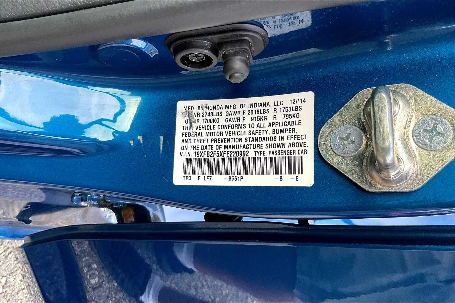 2015 Honda Civic LX - Photo 32