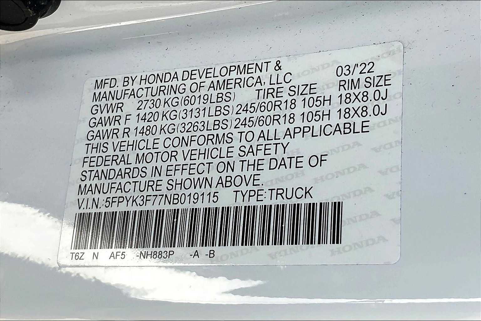 2022 Honda Ridgeline RTL-E - Photo 35