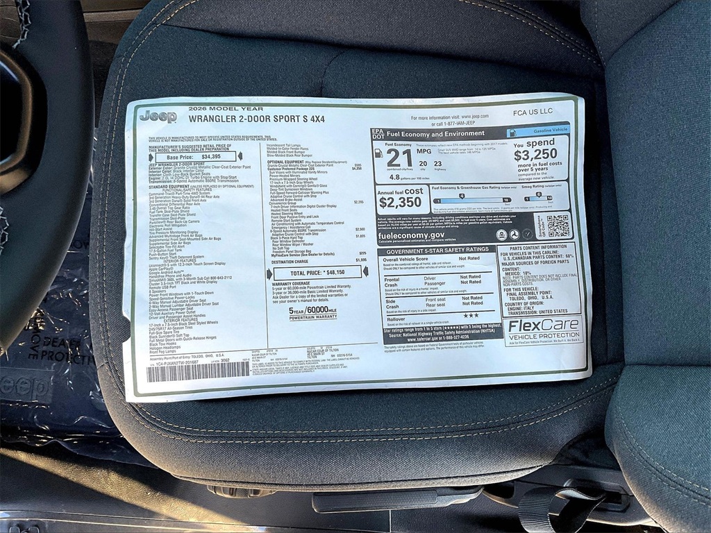 2026 Jeep Wrangler Sport S - Photo 17