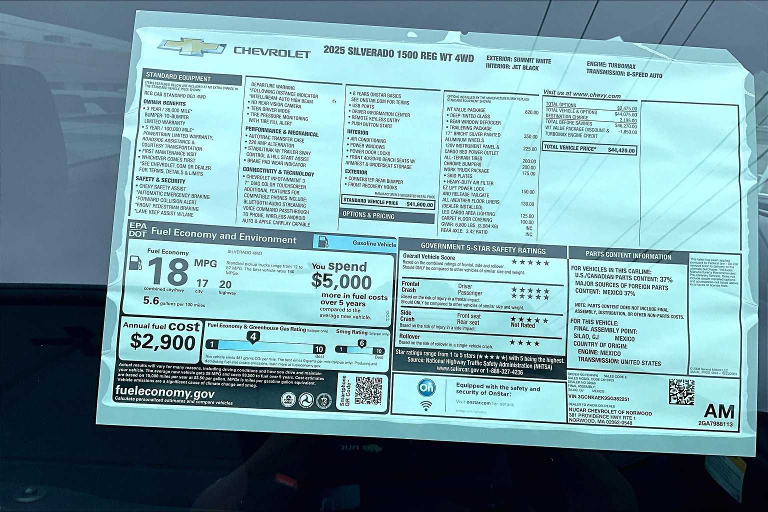 2025 Chevrolet Silverado 1500 Work Truck - Photo 16