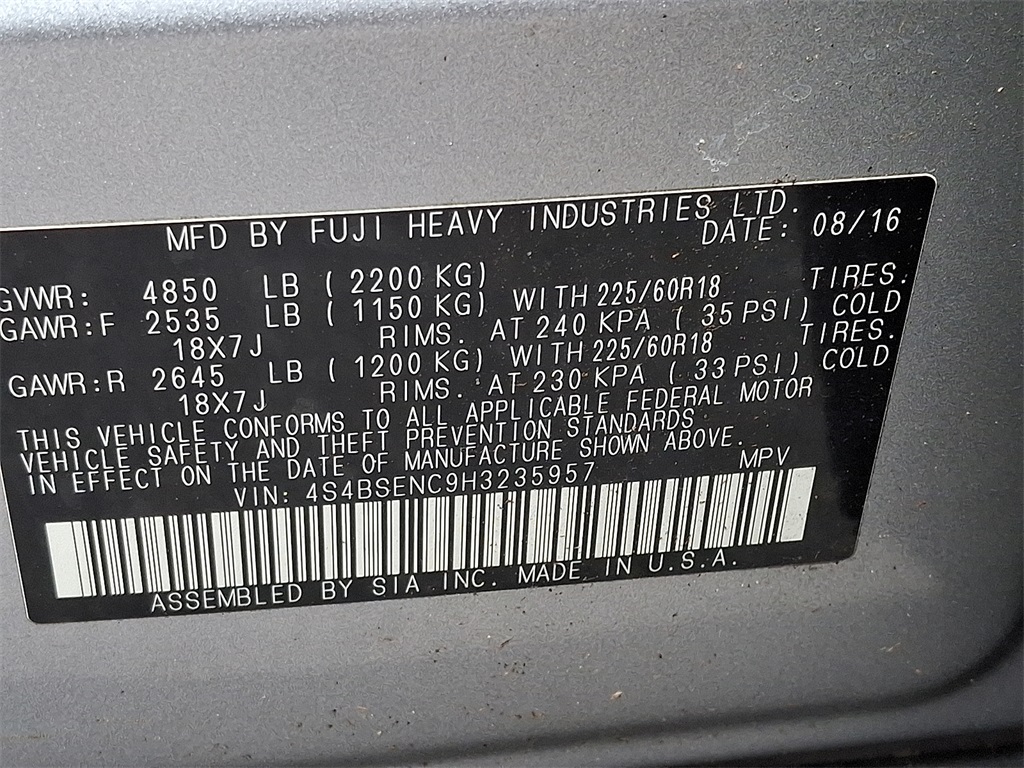 2017 Subaru Outback 3.6R - Photo 29