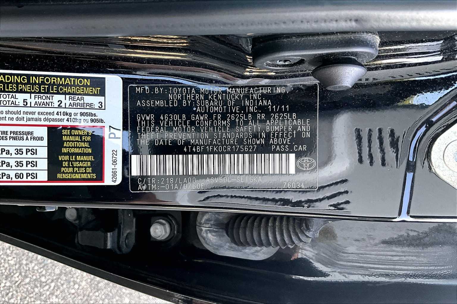 2012 Toyota Camry XLE - Photo 6