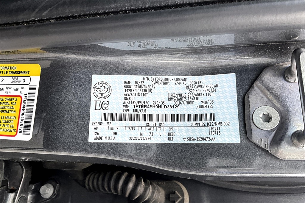2022 Ford Ranger Lariat - Photo 33