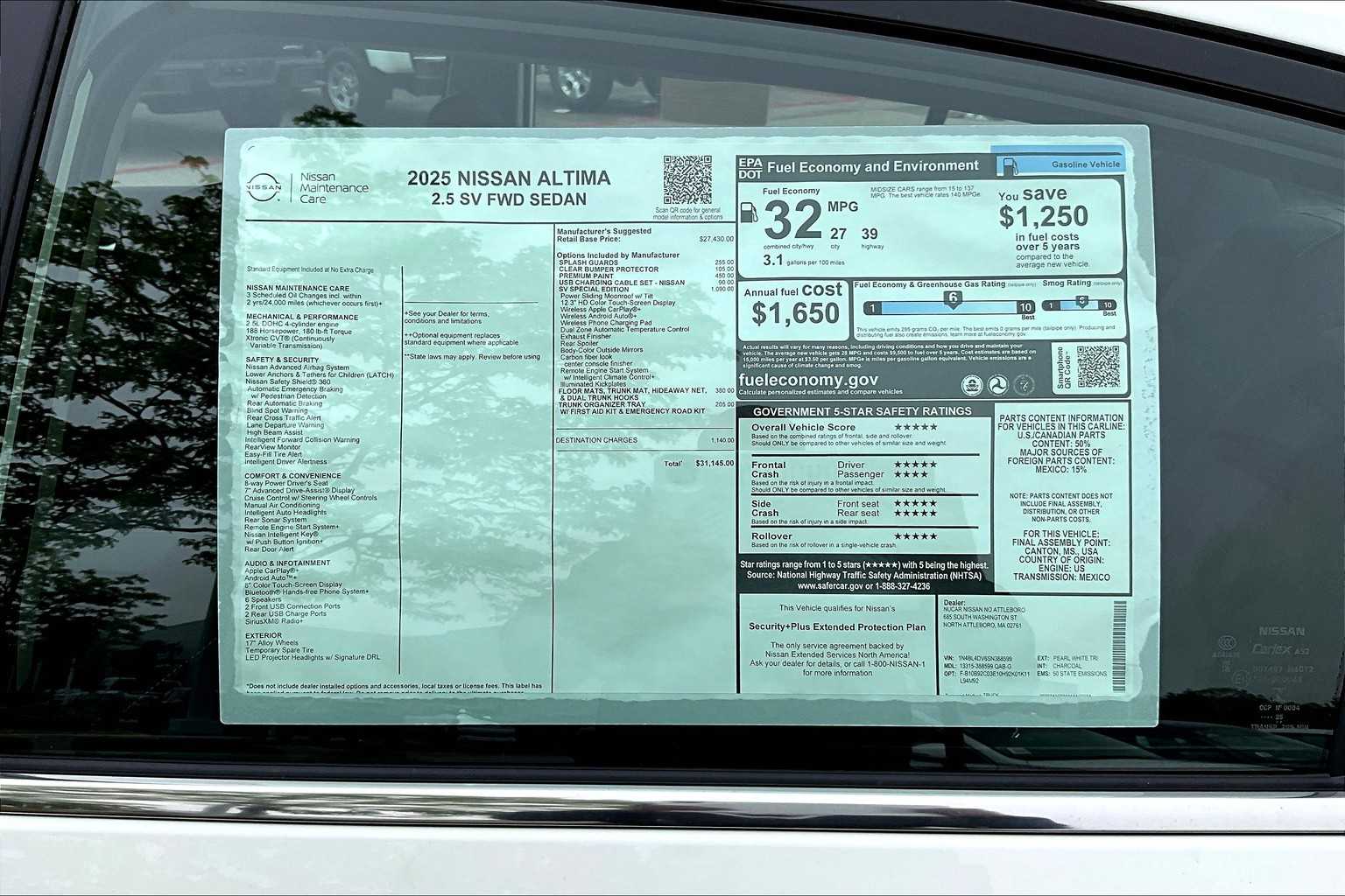2025 Nissan Altima SV - Photo 18