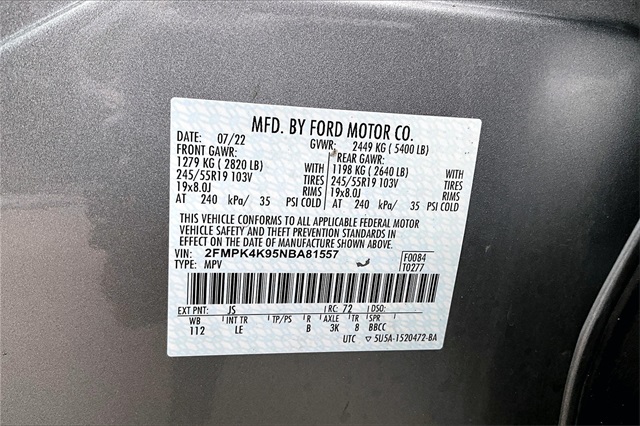 2022 Ford Edge Titanium - Photo 9