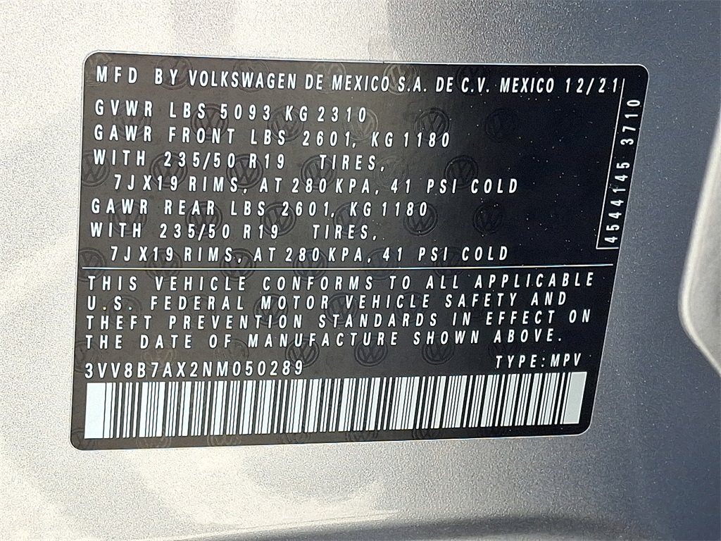 2022 Volkswagen Tiguan 2.0T SE R-Line Black - Photo 26
