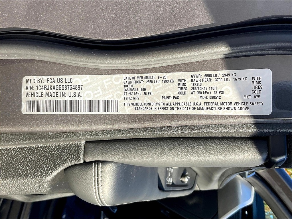 2025 Jeep Grand Cherokee L Altitude X - Photo 16