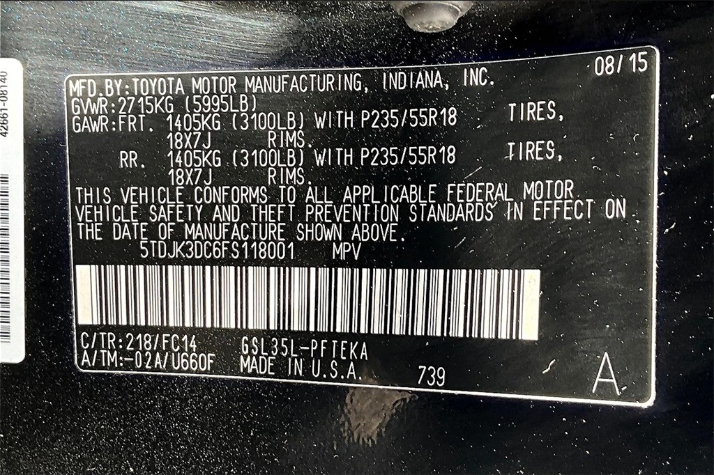 2015 Toyota Sienna LE - Photo 37