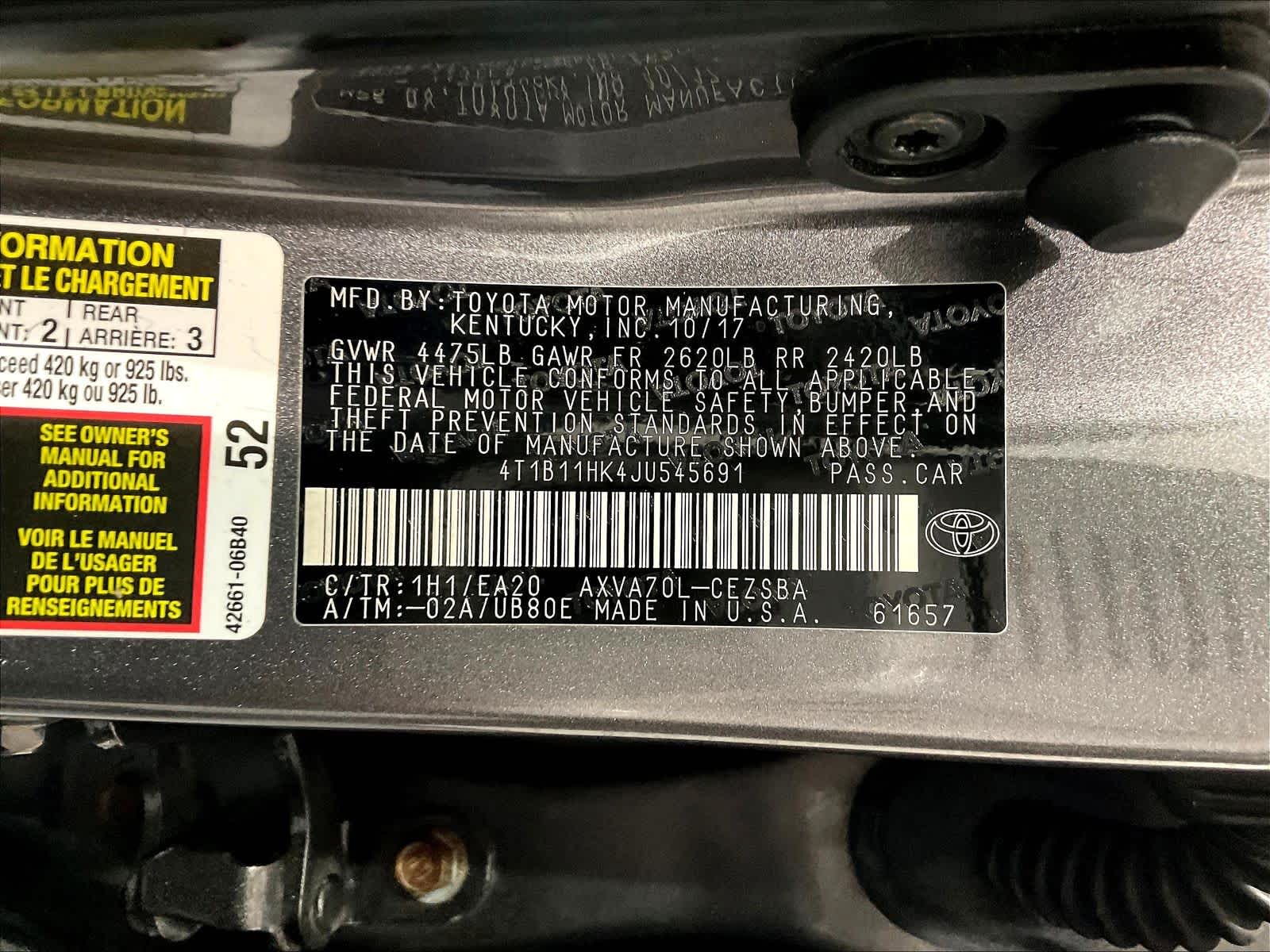 2018 Toyota Camry SE - Photo 34