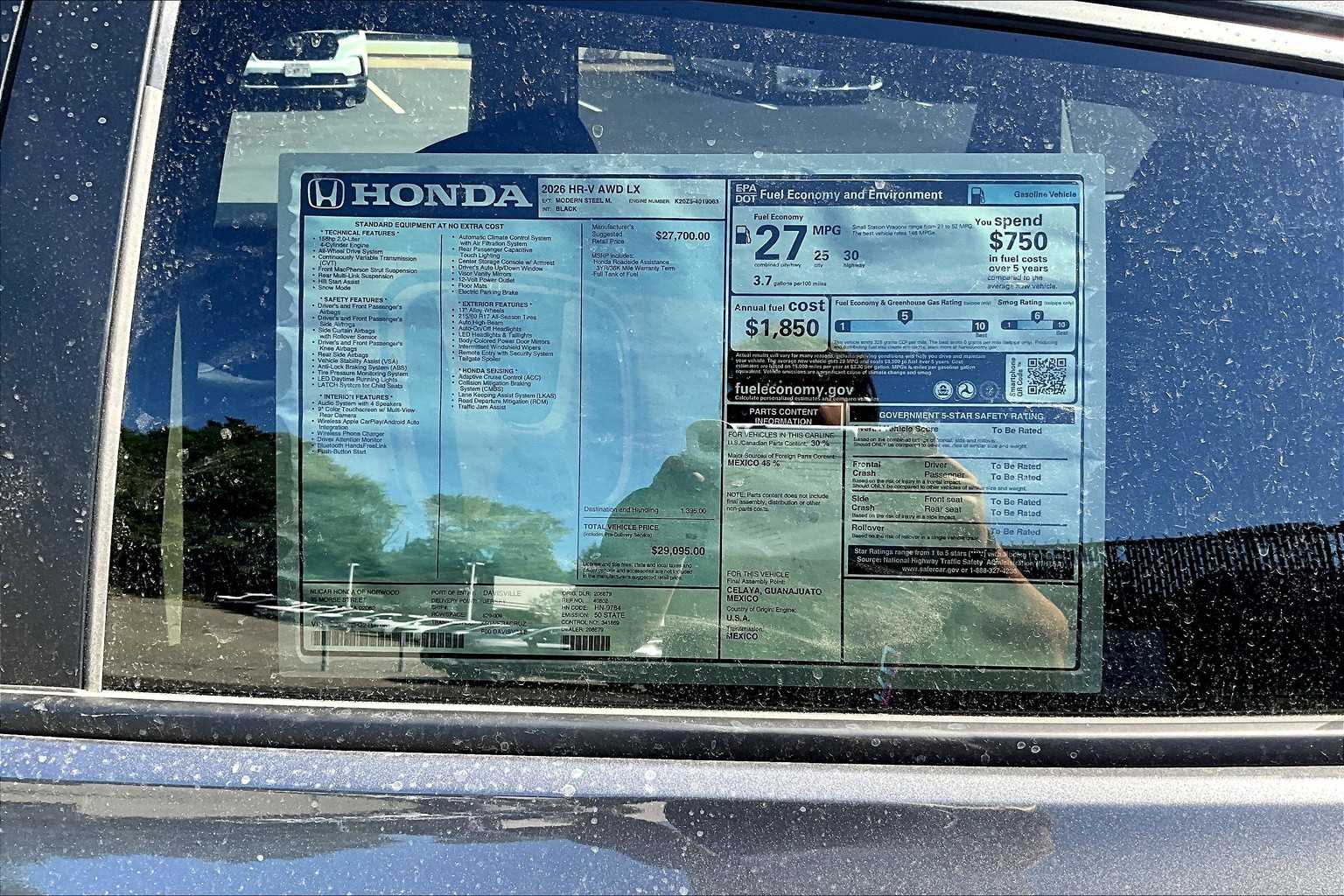 2026 Honda HR-V LX - Photo 18