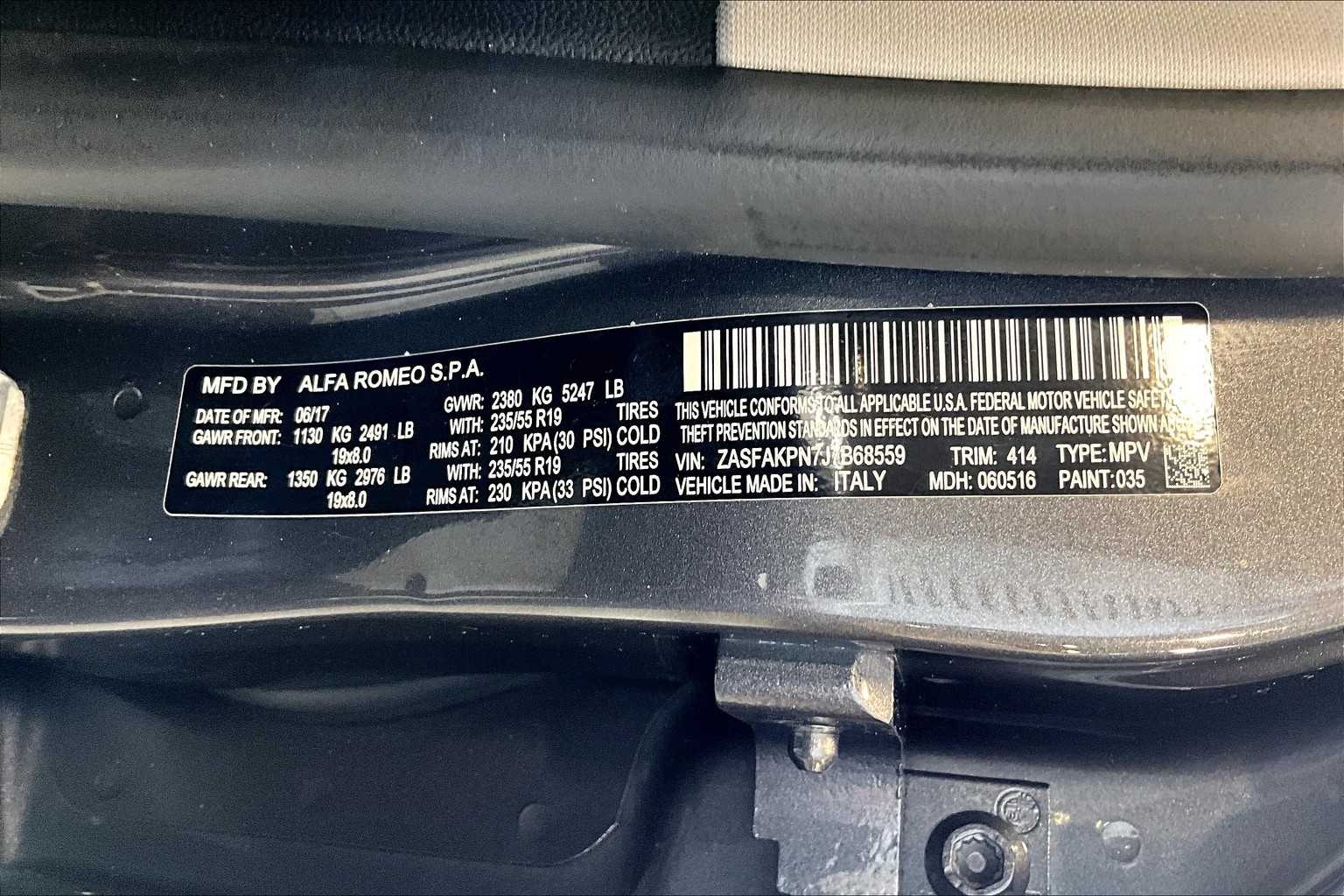 2018 Alfa Romeo Stelvio Sport - Photo 37