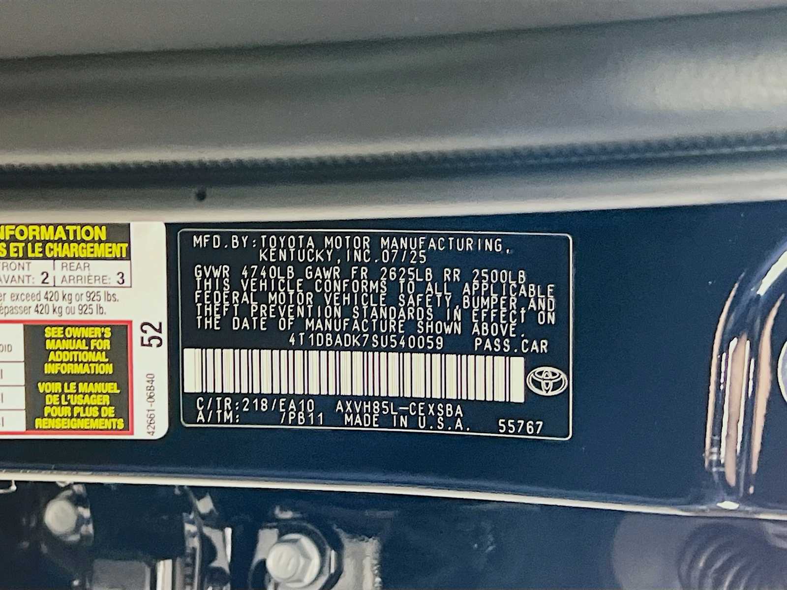 2025 Toyota Camry SE - Photo 20