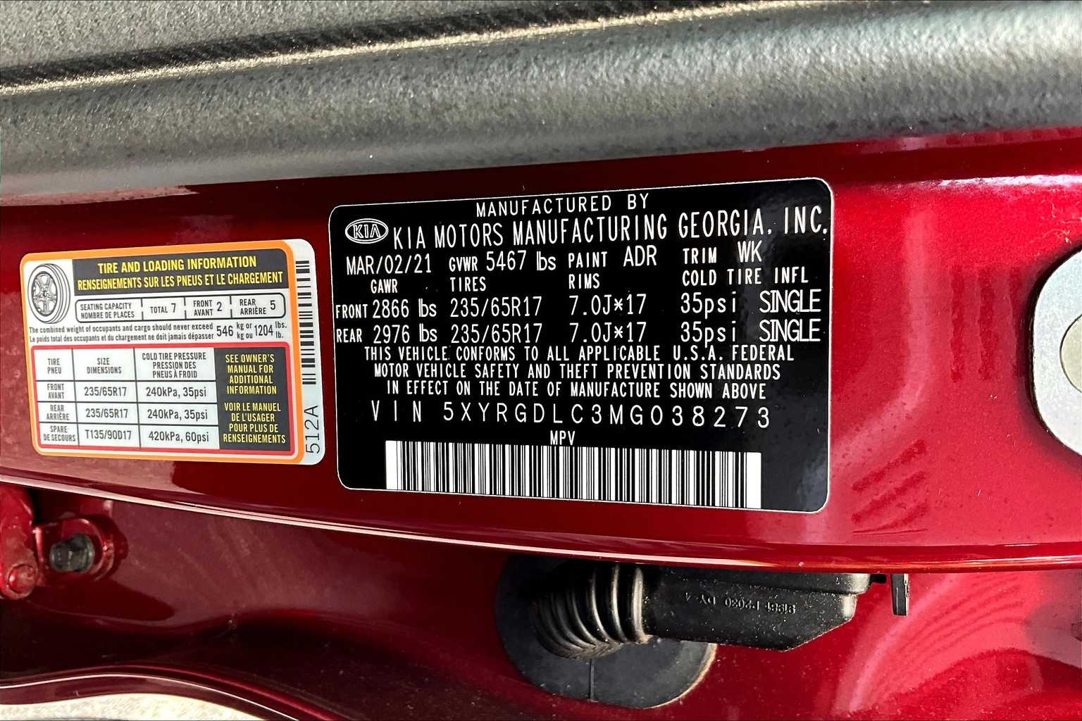 2021 Kia Sorento LX - Photo 37