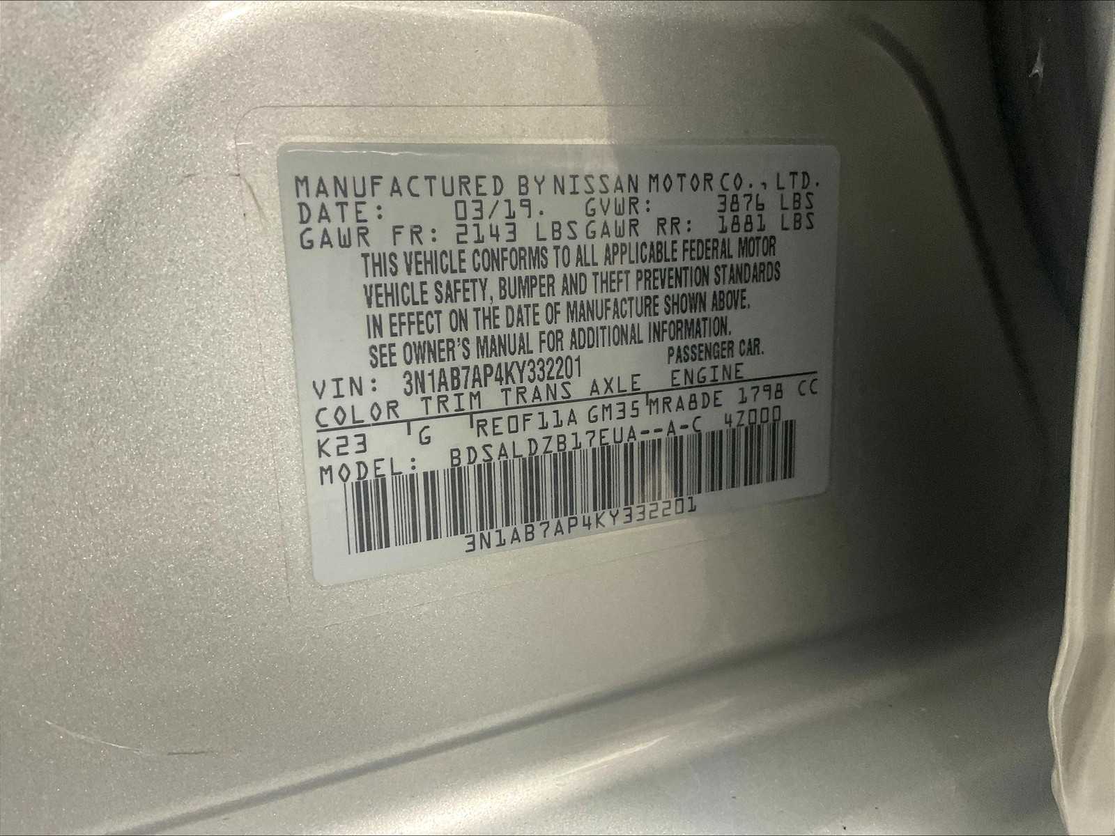 2019 Nissan Sentra SV - Photo 36
