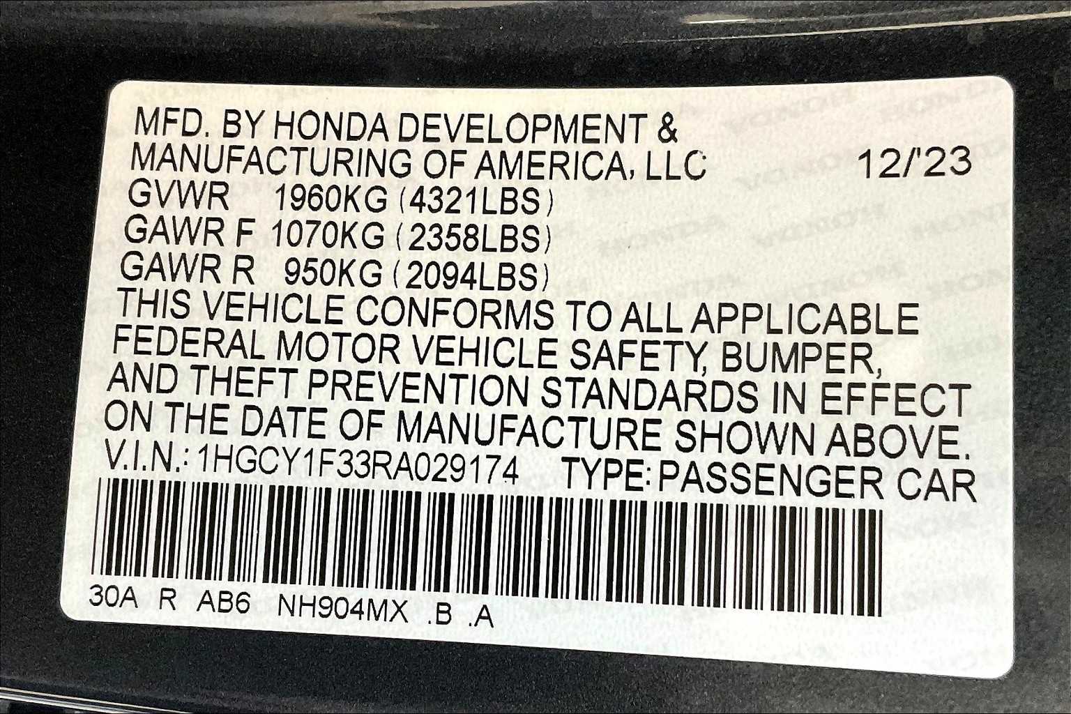 2024 Honda Accord EX - Photo 35