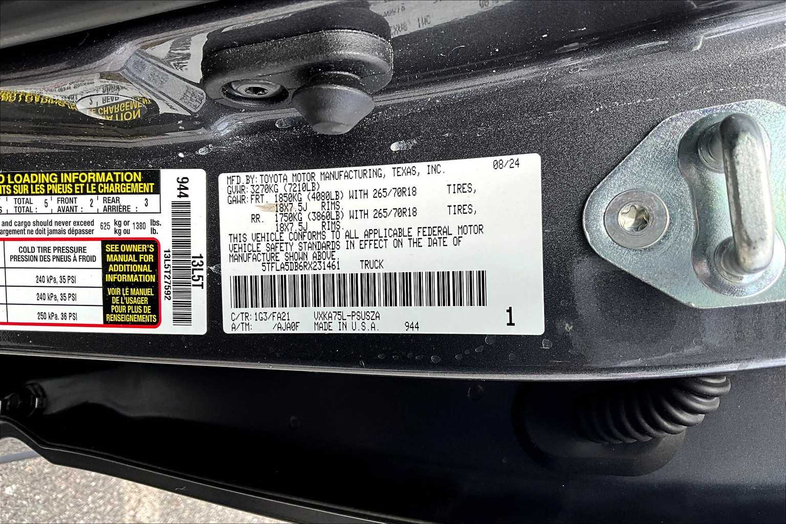 2024 Toyota Tundra SR5 - Photo 37