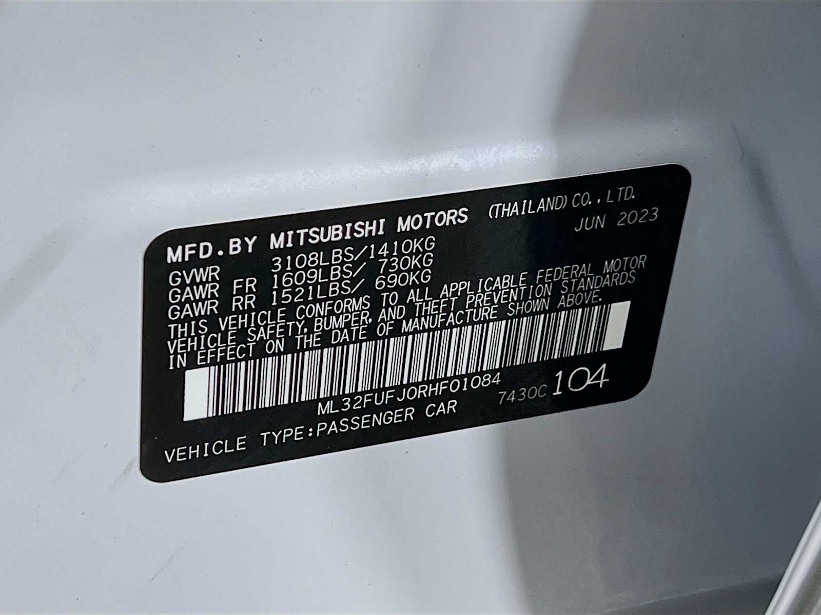 2024 Mitsubishi Mirage G4 LE - Photo 30