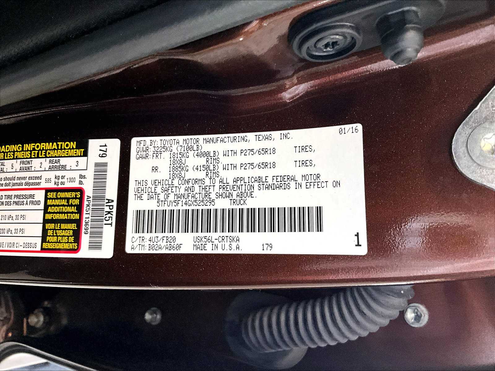 2016 Toyota Tundra SR5 - Photo 37
