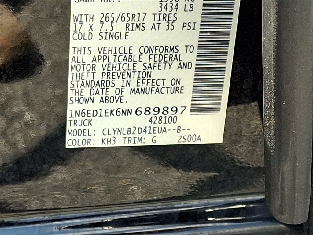 2022 Nissan Frontier SV - Photo 27