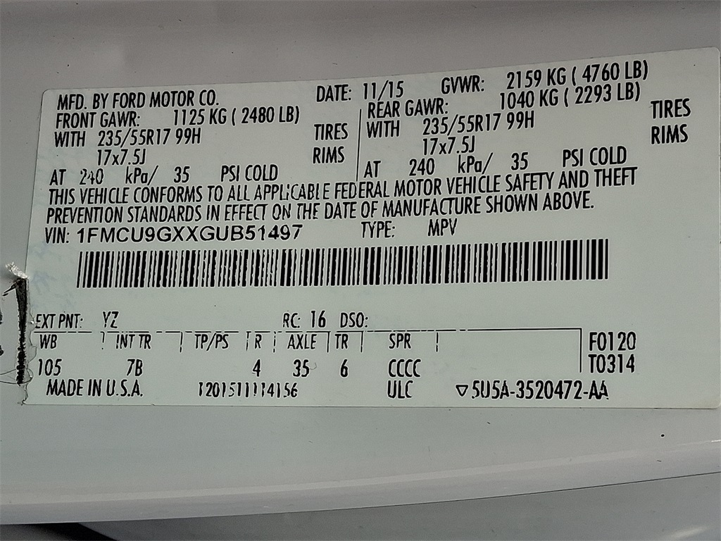 2016 Ford Escape SE - Photo 26