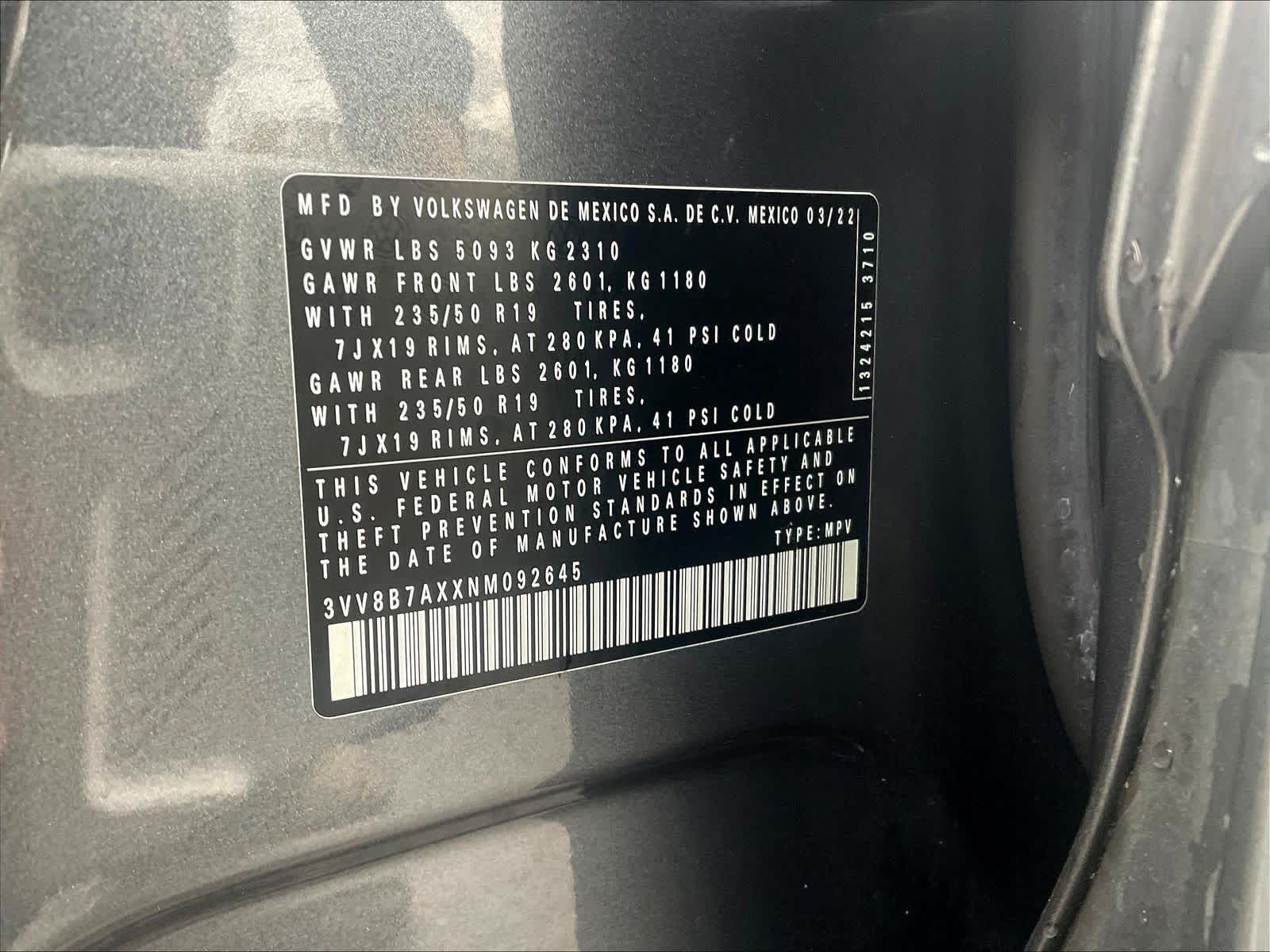 2022 Volkswagen Tiguan SE R-Line Black - Photo 37
