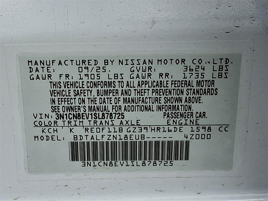 2025 Nissan Versa 1.6 SV - Photo 17