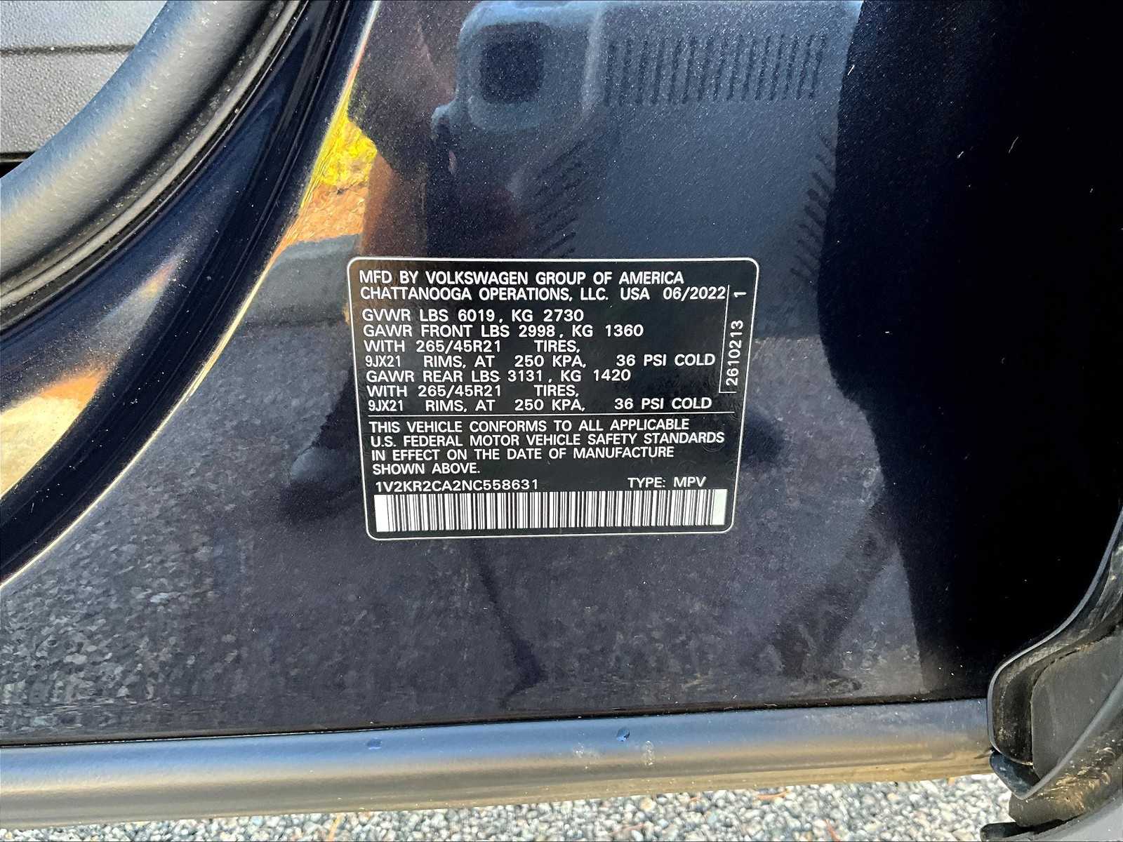 2022 Volkswagen Atlas 3.6L V6 SE w/Technology - Photo 36