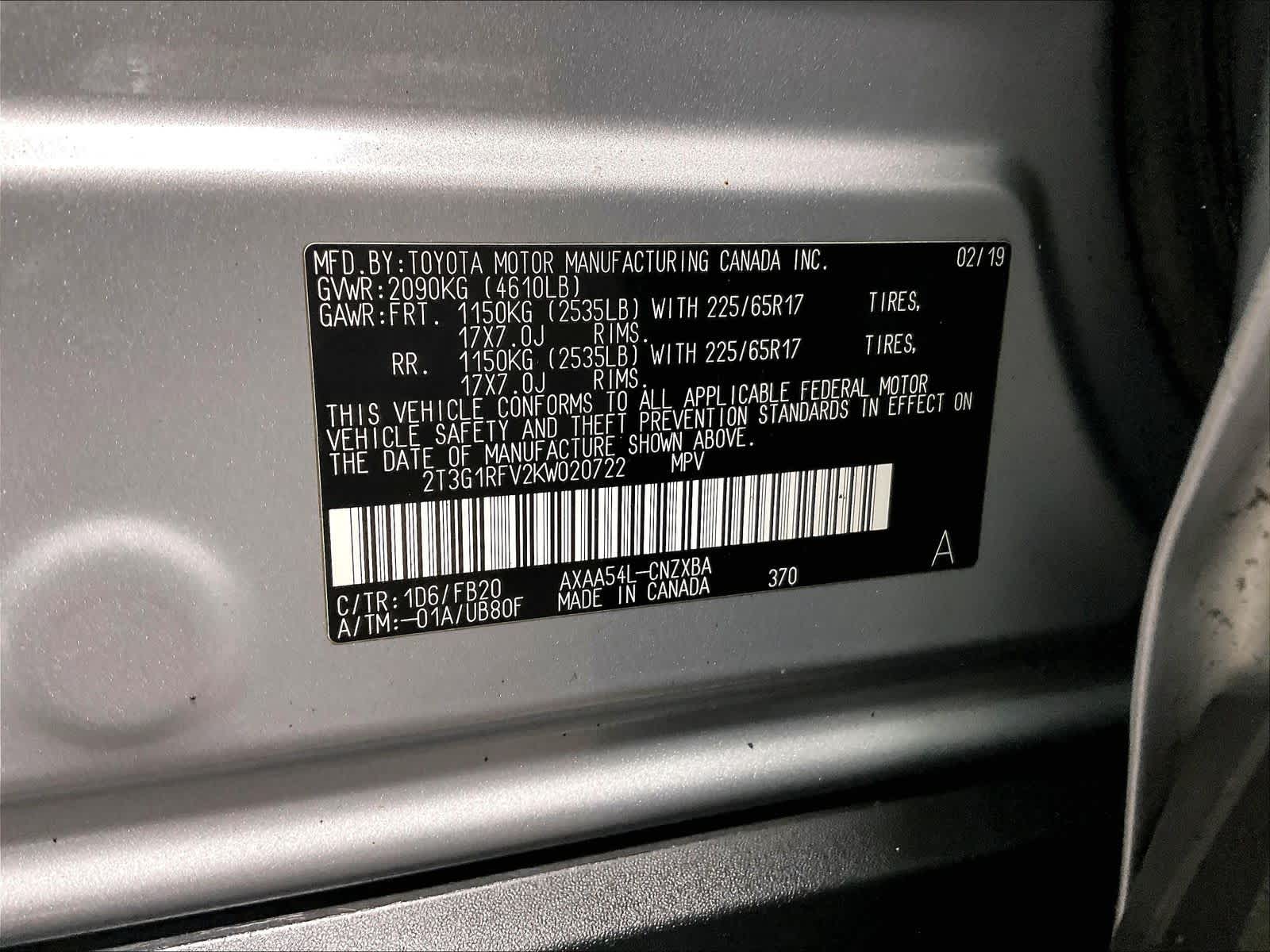 2019 Toyota RAV4 LE - Photo 35