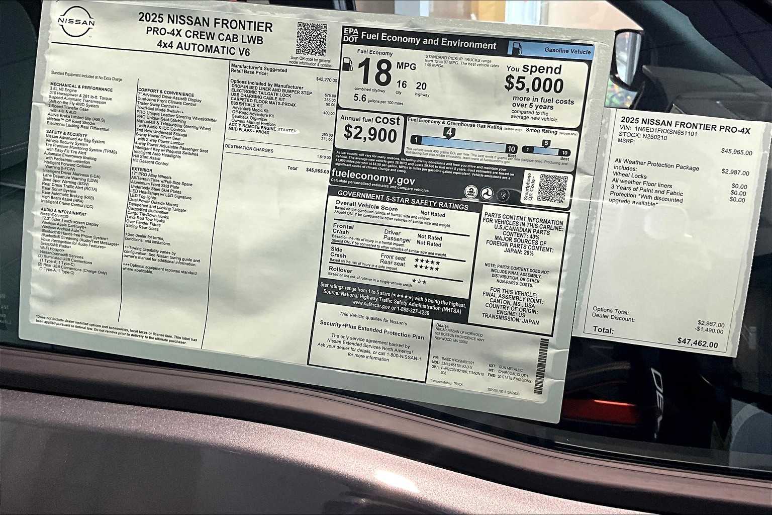 2025 Nissan Frontier PRO-4X - Photo 16