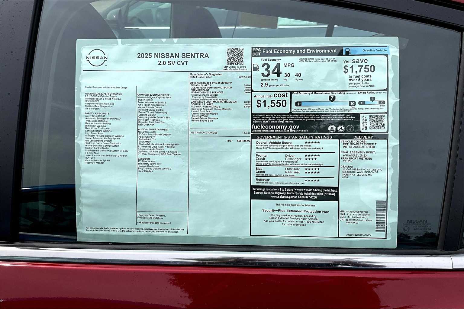 2025 Nissan Sentra SV - Photo 17