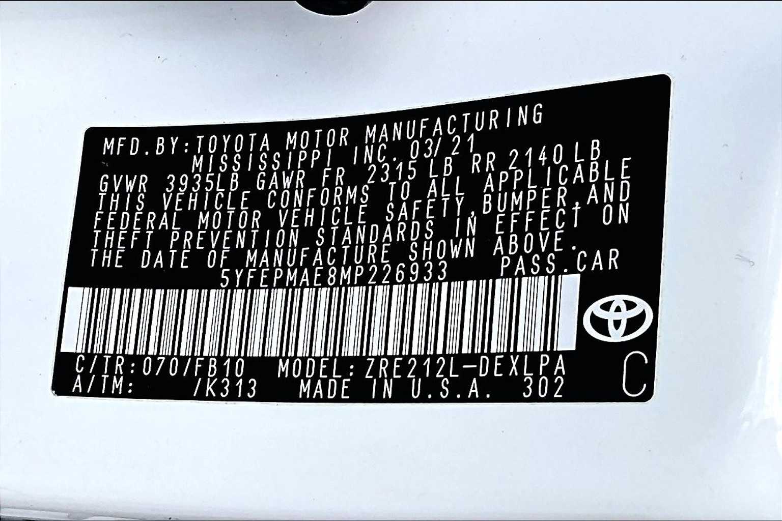 2021 Toyota Corolla LE - Photo 31