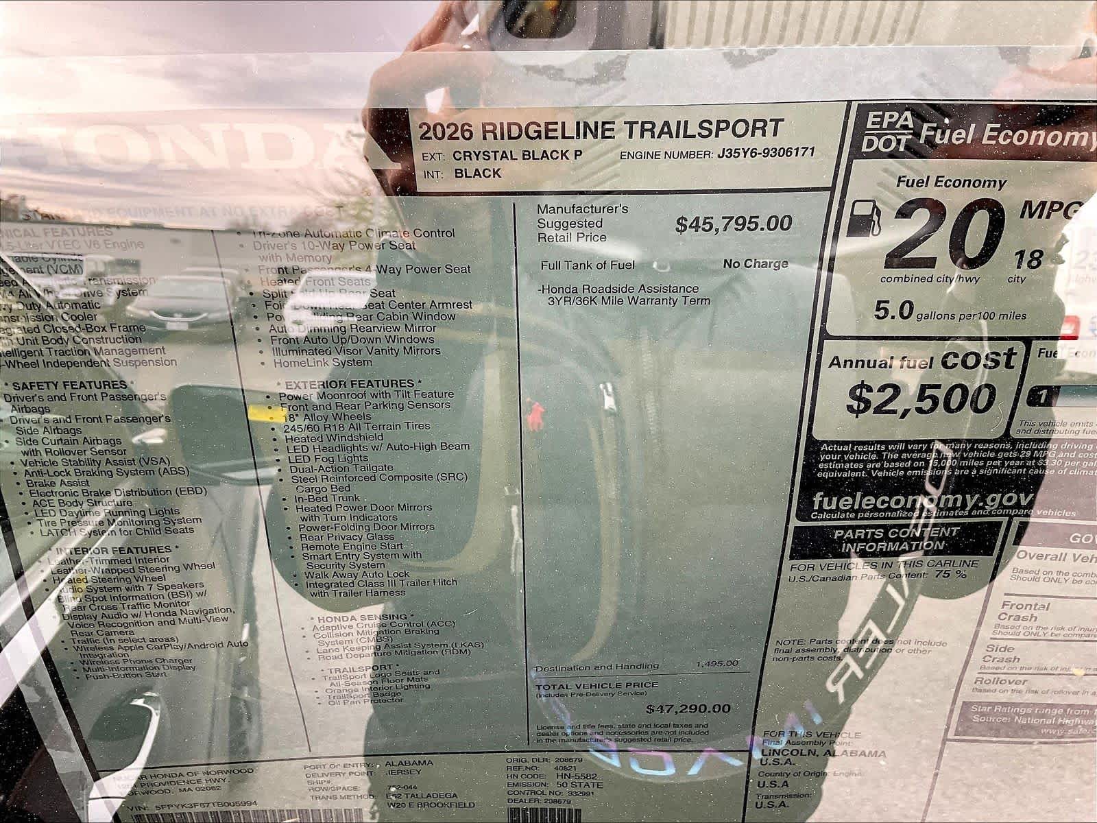 2026 Honda Ridgeline TrailSport - Photo 18