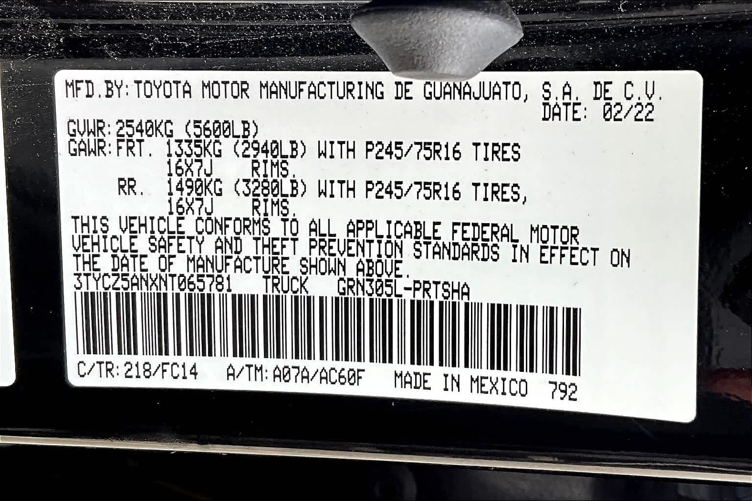 2022 Toyota Tacoma SR5 - Photo 36