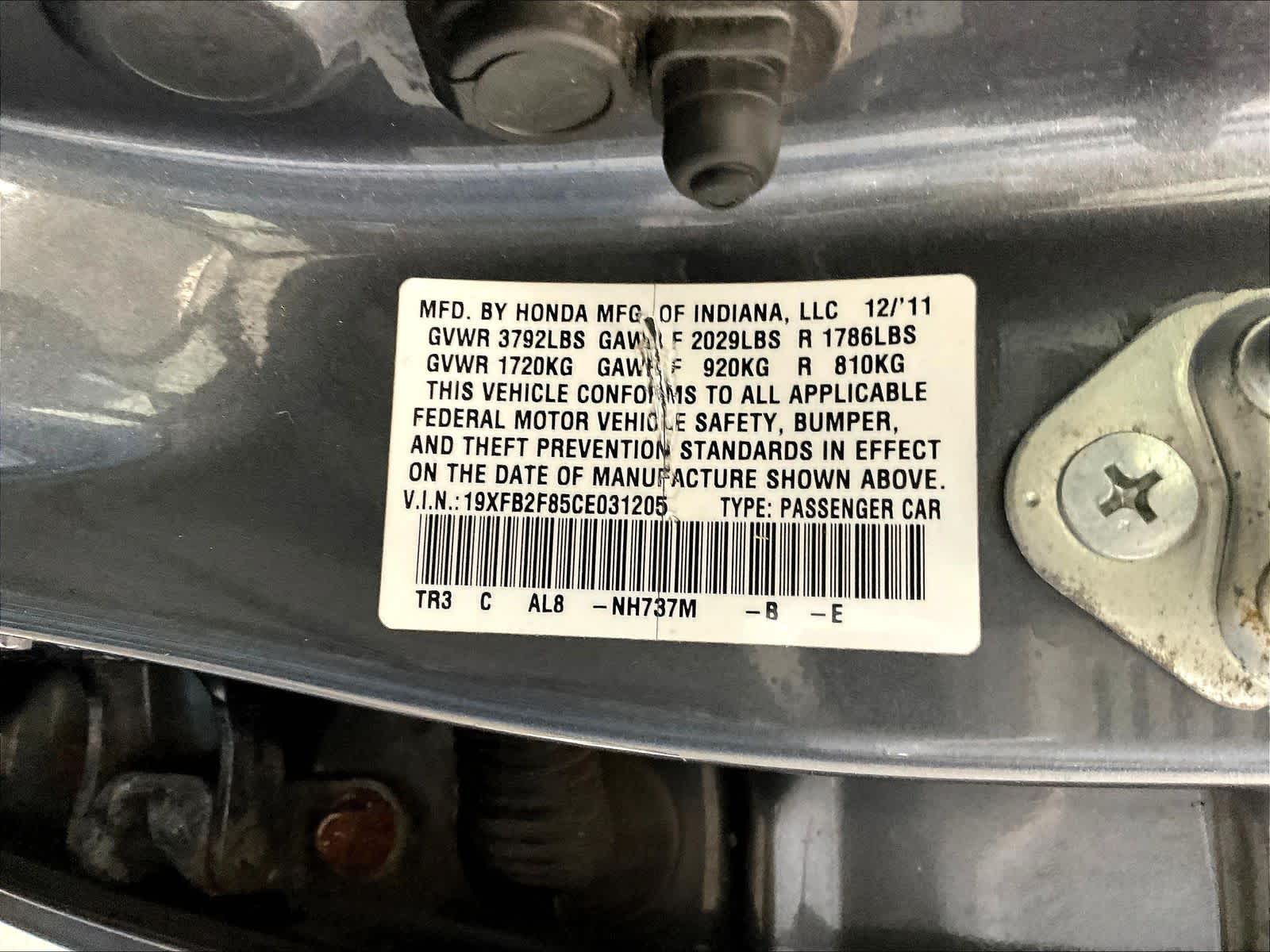 2012 Honda Civic EX - Photo 35