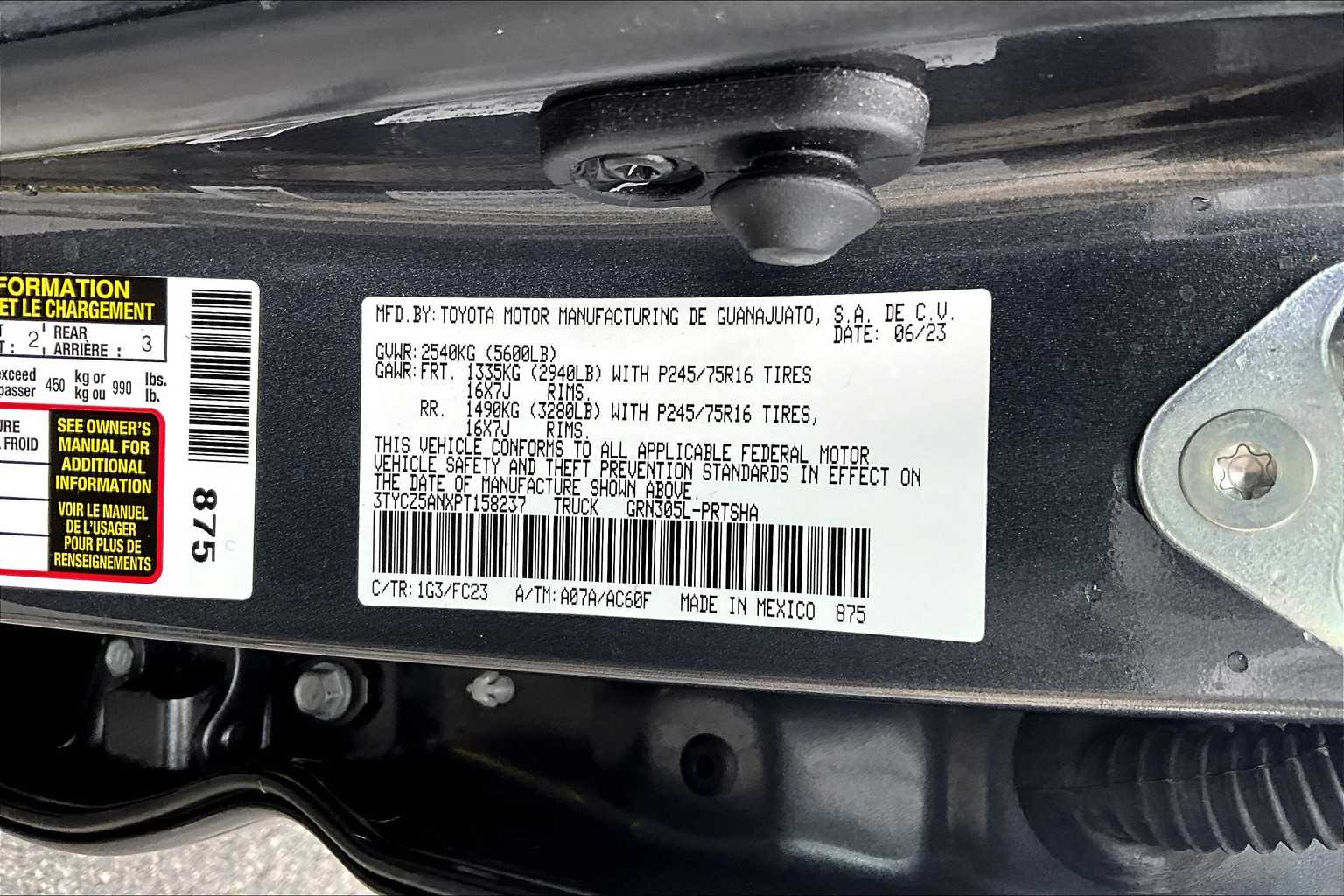 2023 Toyota Tacoma SR5 - Photo 37