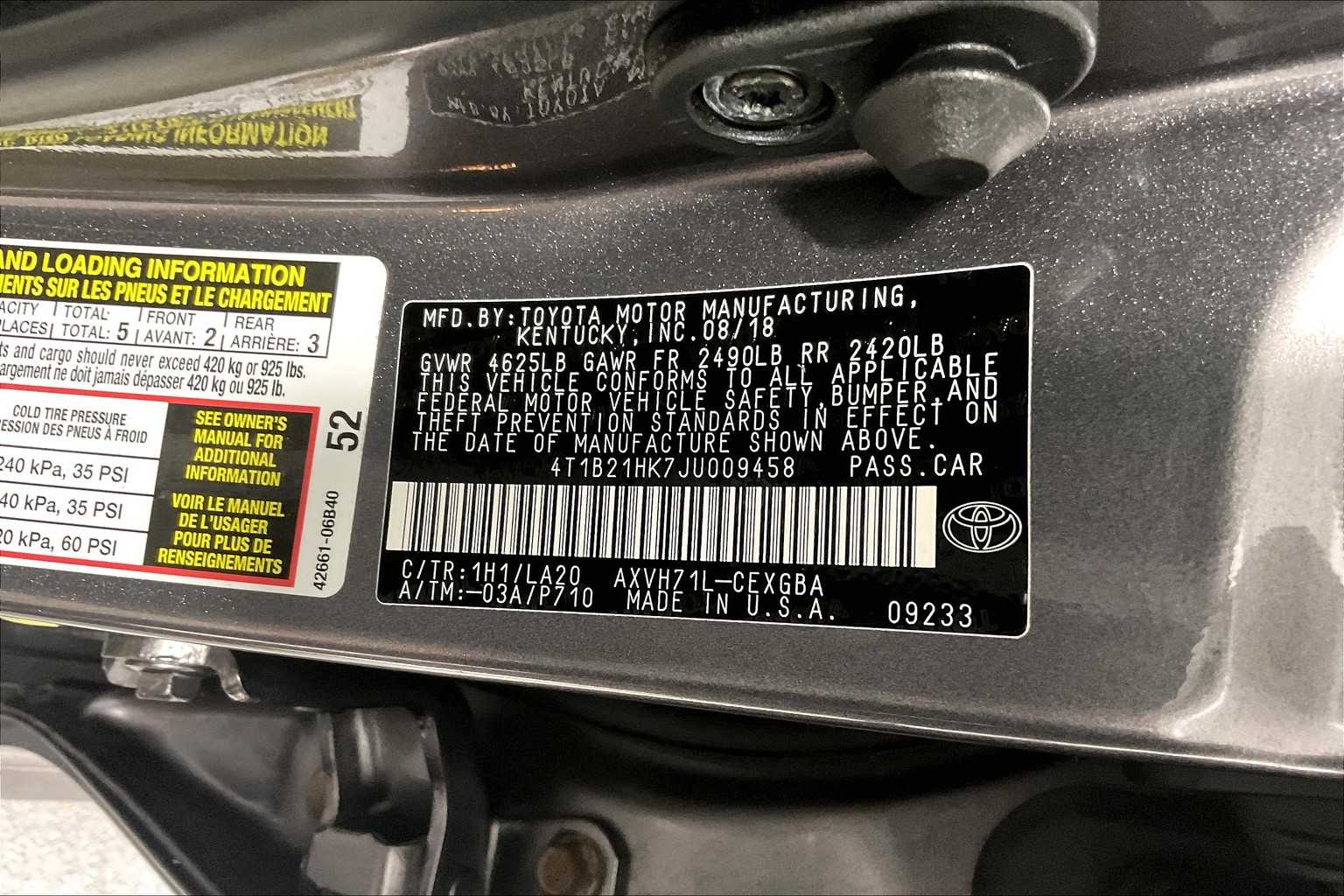 2018 Toyota Camry Hybrid XLE - Photo 36