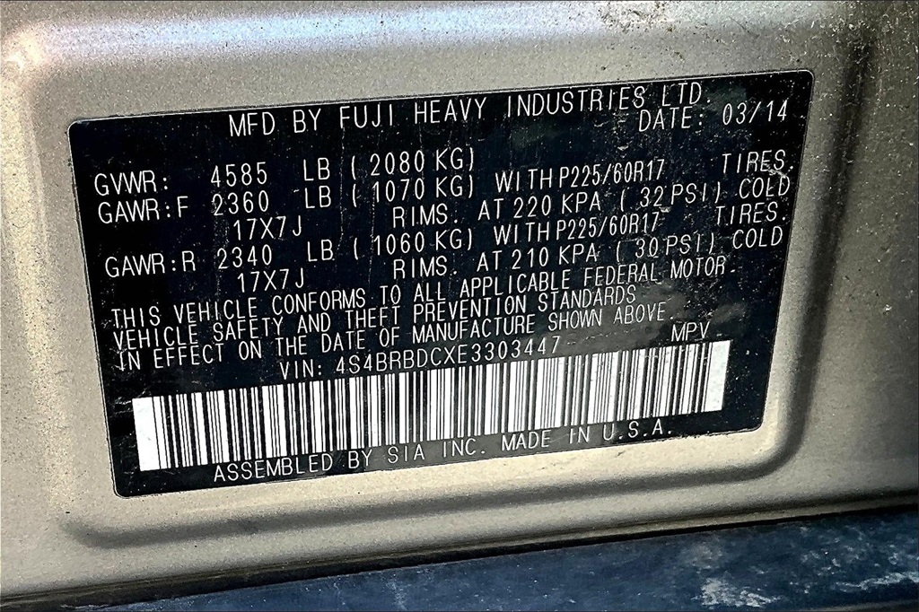 2014 Subaru Outback 2.5i Premium - Photo 33