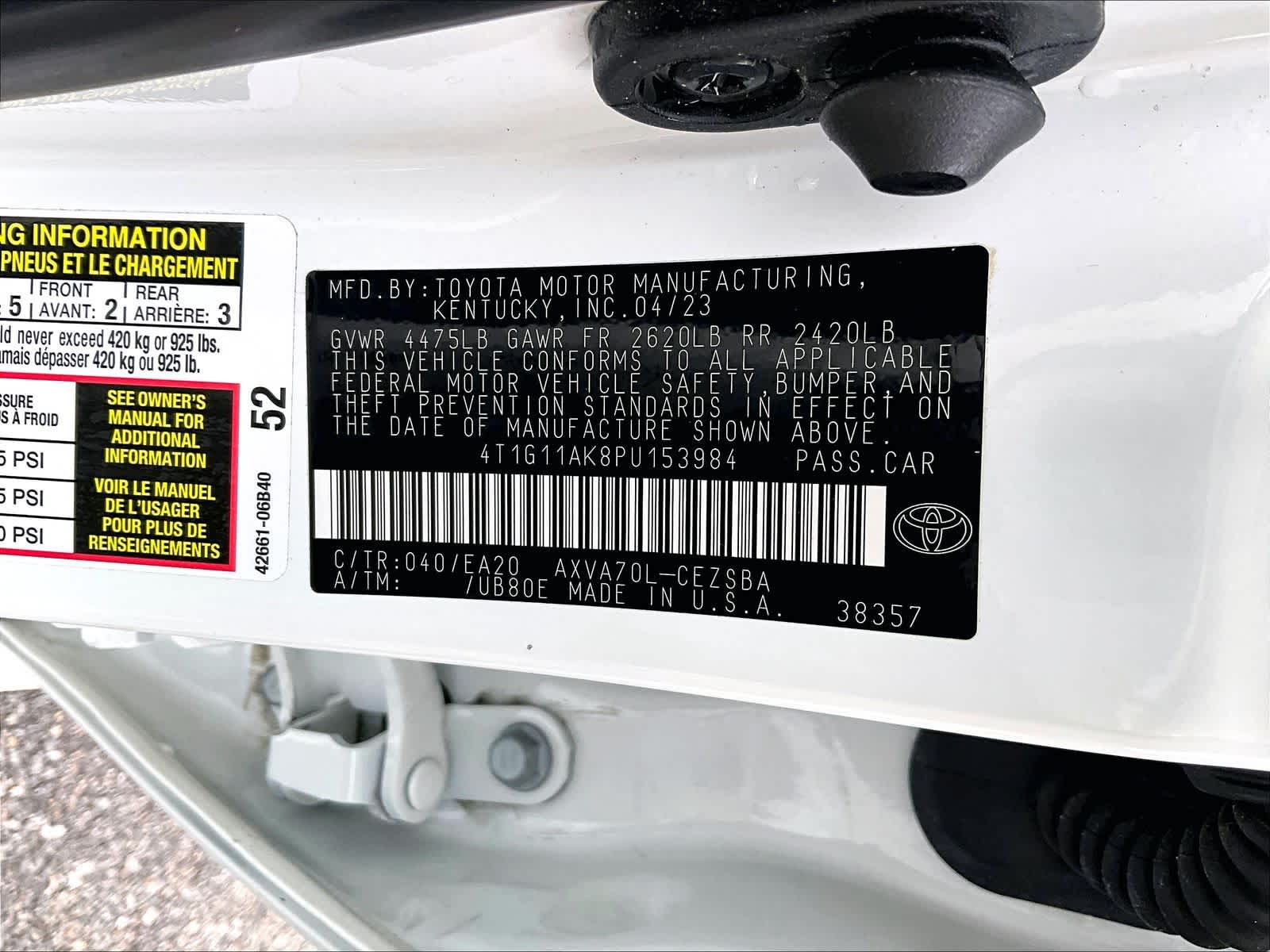 2023 Toyota Camry SE - Photo 35