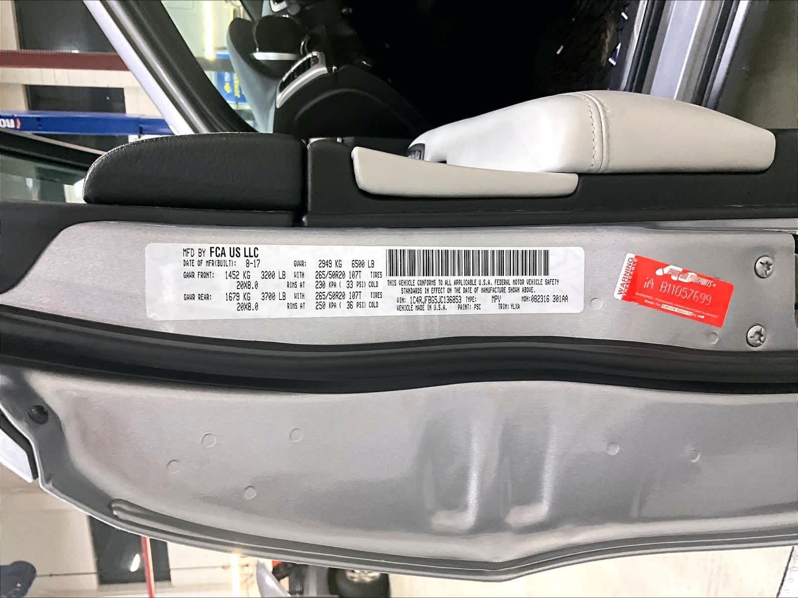 2018 Jeep Grand Cherokee Sterling Edition - Photo 6