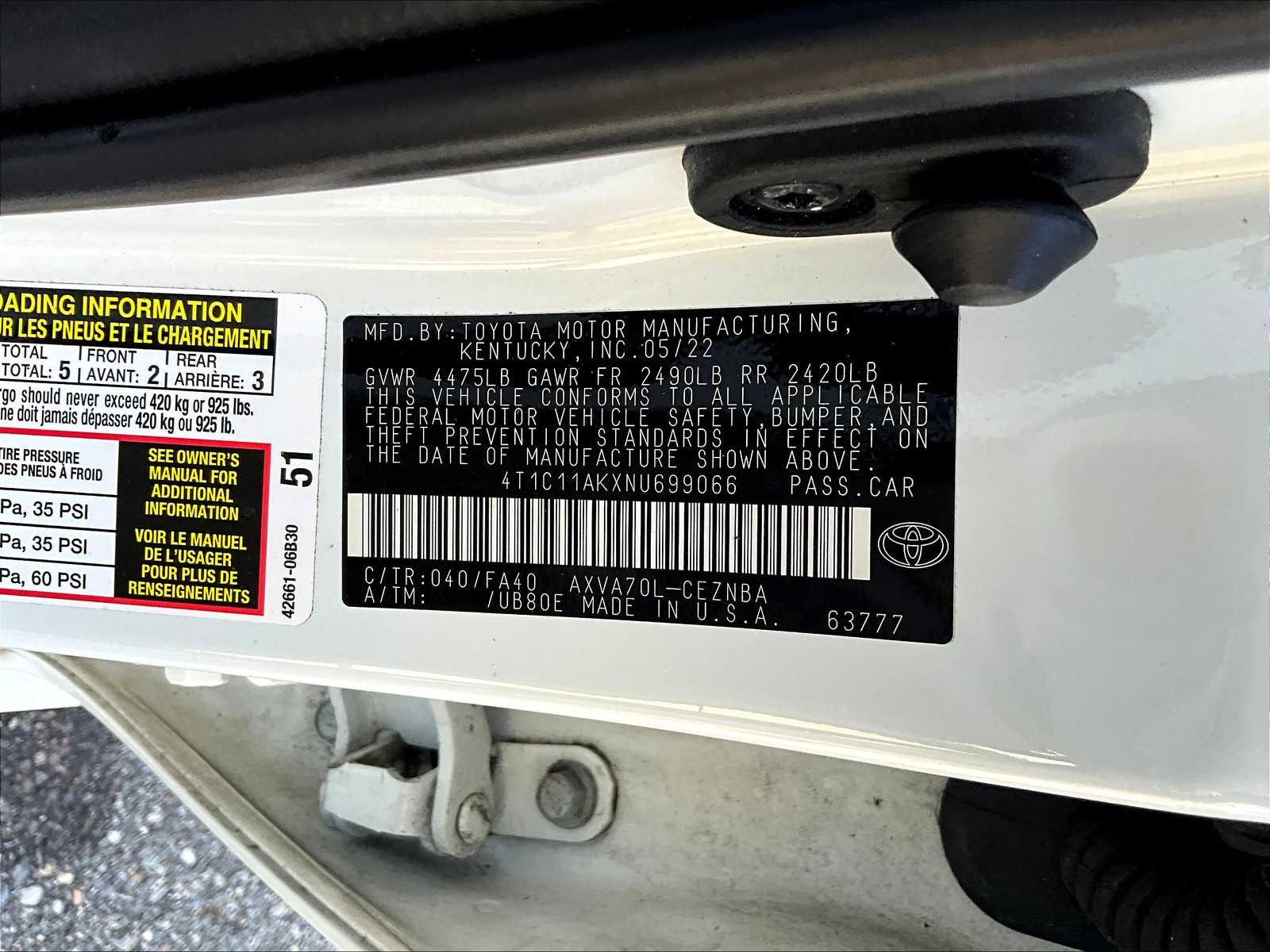2022 Toyota Camry LE - Photo 35